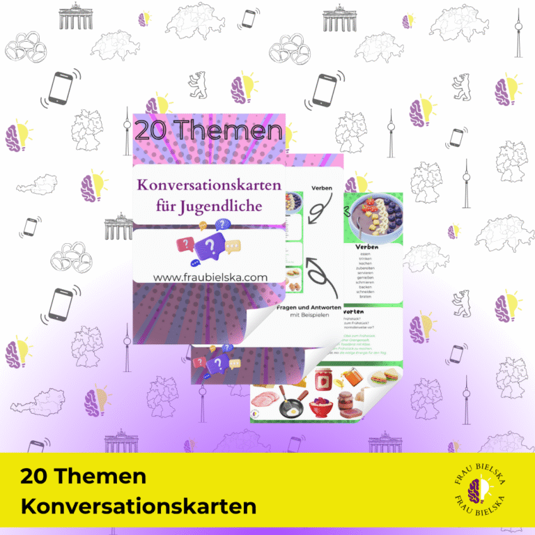 Konversationskarten 20 Themen