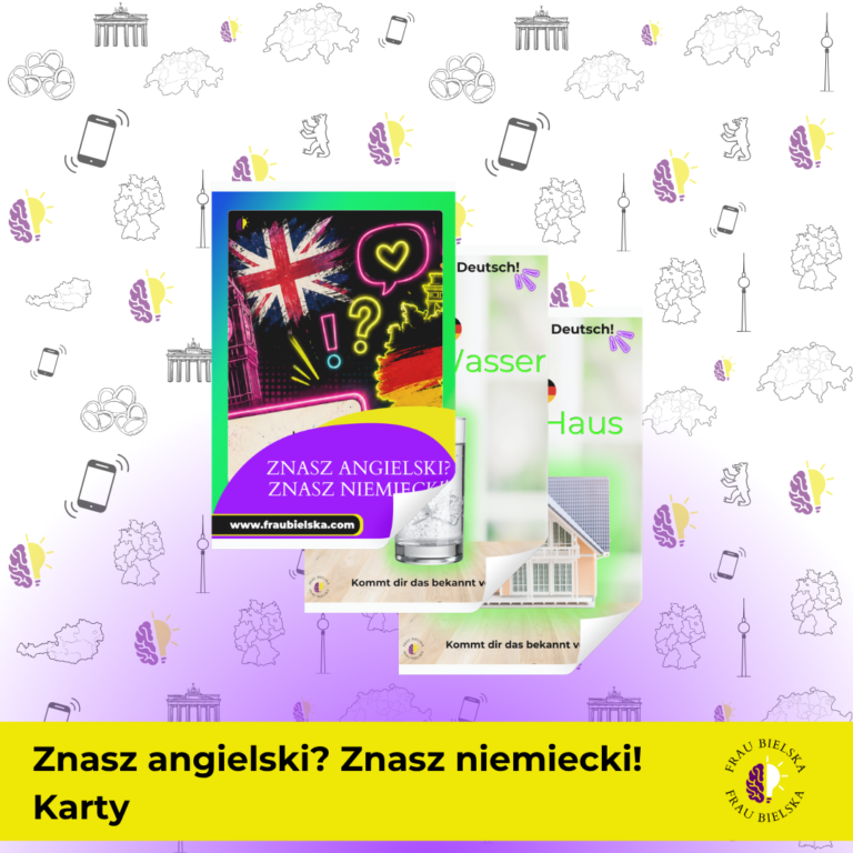 Angielski niemiecki karty