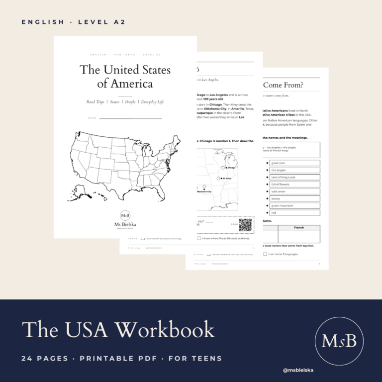 English workbook USA